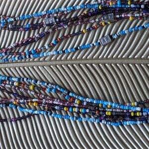 Me to We Colorful Beaded Necklaces Lot Set Belly Beads